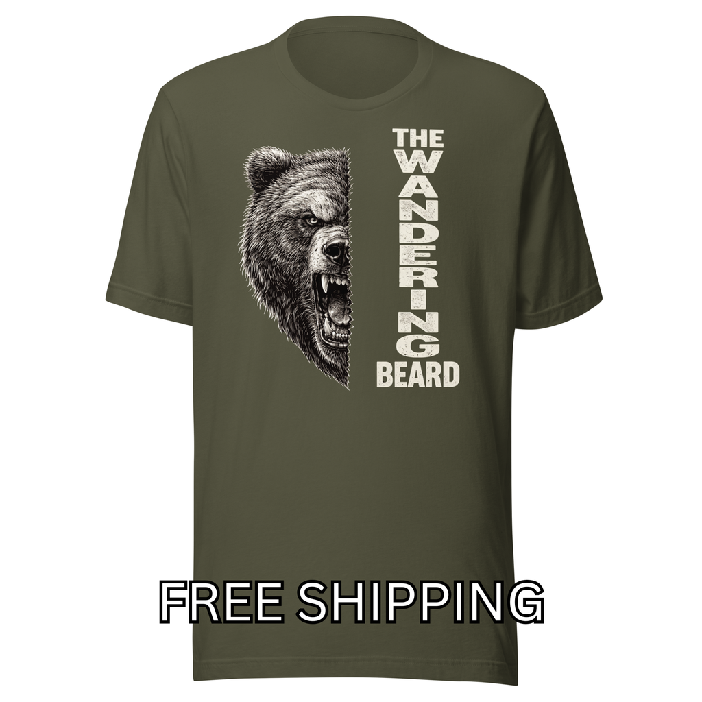 Wandering Beard Bear Tee